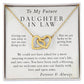 Future Daughter in Law Necklace Gifts, Welcoming Daughter In Law Into Family