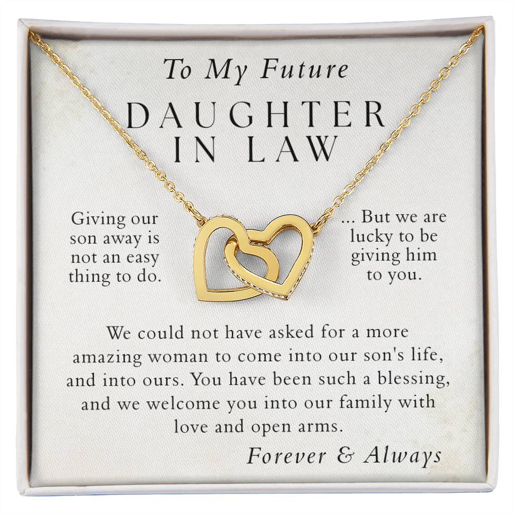 Future Daughter in Law Necklace Gifts, Welcoming Daughter In Law Into Family