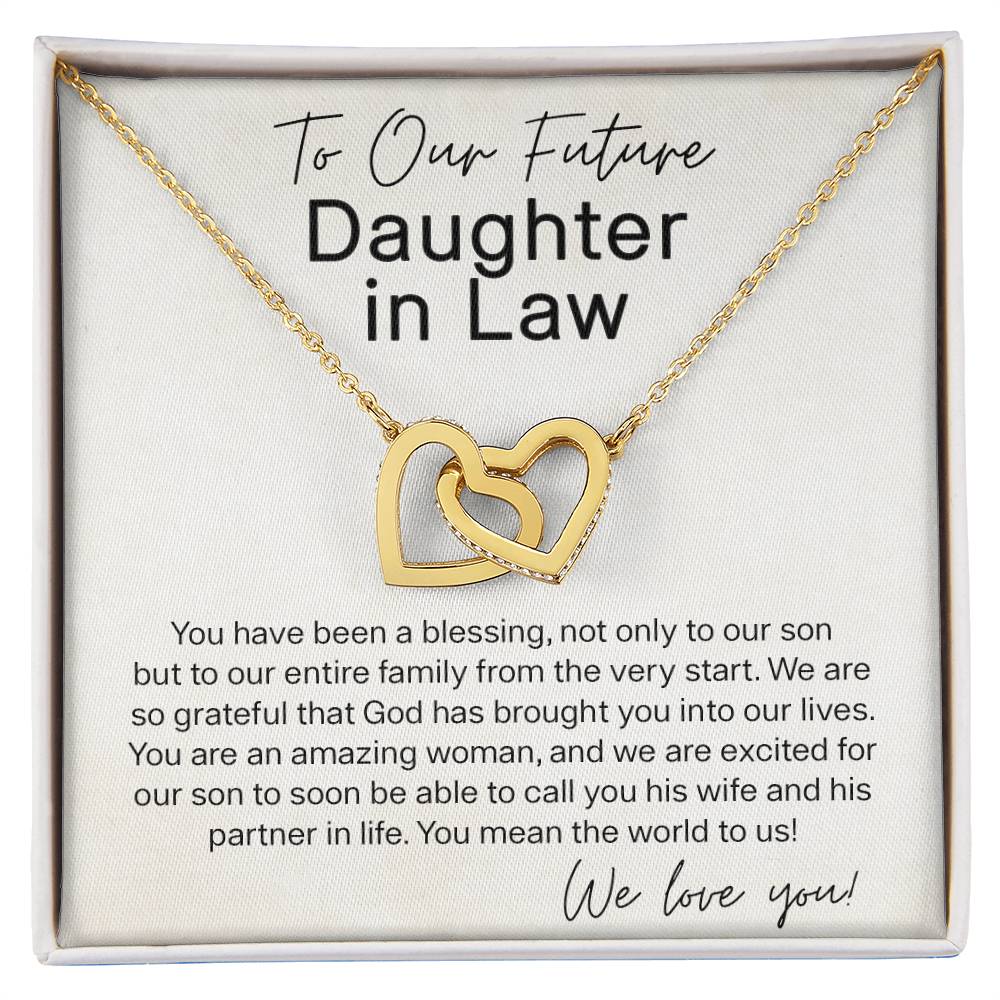 Future Daughter in Law Necklace Gifts, Welcoming Daughter In Law Into Family