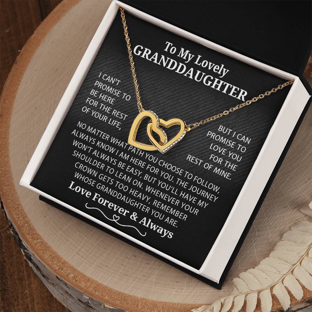 To My Granddaughter Necklace From Grandparents