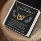 To My Bonus Daughter Necklaces - Bonus Daughter Gifts From Stepdad, Stepdaughter Gifts From Stepmom, Step Daughter Gifts From Stepdad