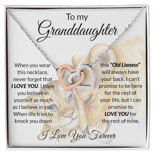 Gifts For Granddaughter From Grandma - To My Granddaughter Necklace