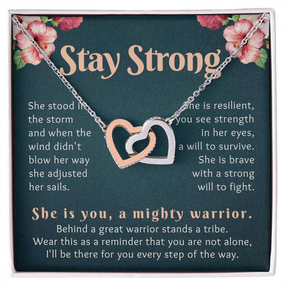 Encouragement Gifts for Women, Cancer Survivor Necklace, Inspirational Sympathy Cheer Up Gifts