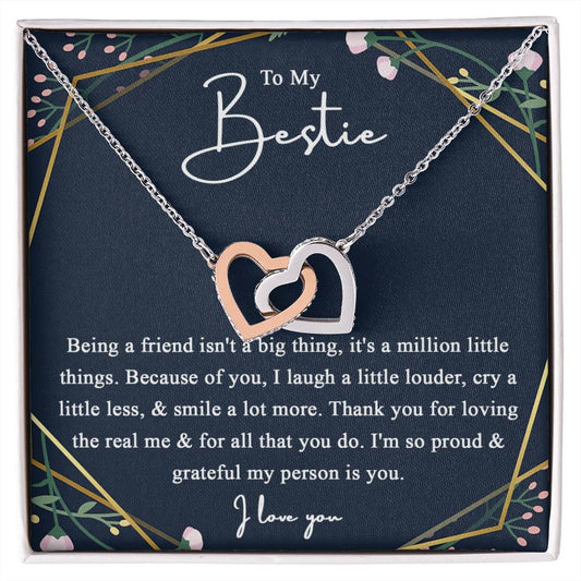 Best Friend Necklace - BESTIE GIFT FOR HER