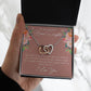 Bonus Daughter, Stepdaughter Gifts - Interlocking Heart Necklace