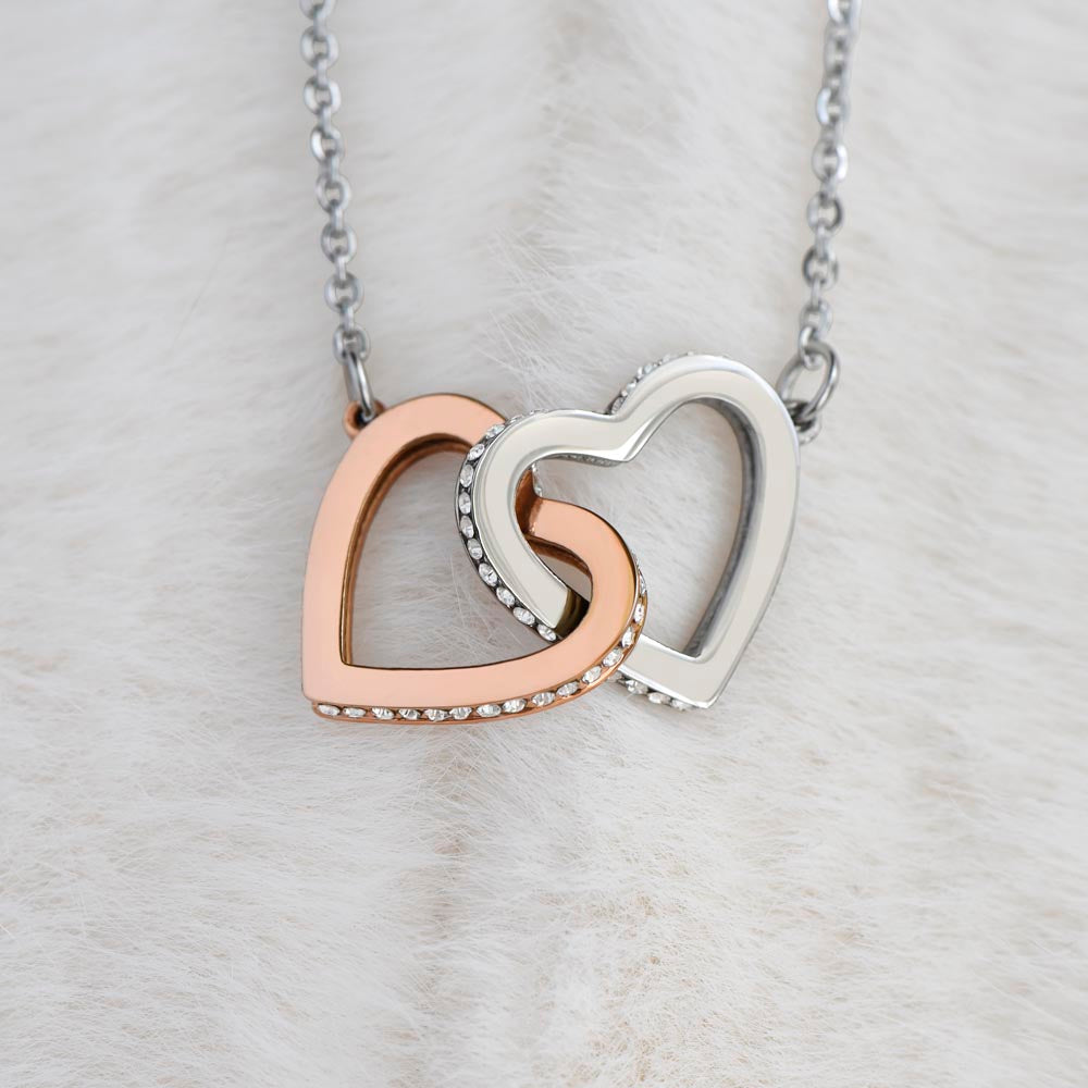 Godmother Proposal Gift - Interlocking Heart Necklace