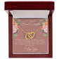 Bonus Daughter, Stepdaughter Gifts - Interlocking Heart Necklace
