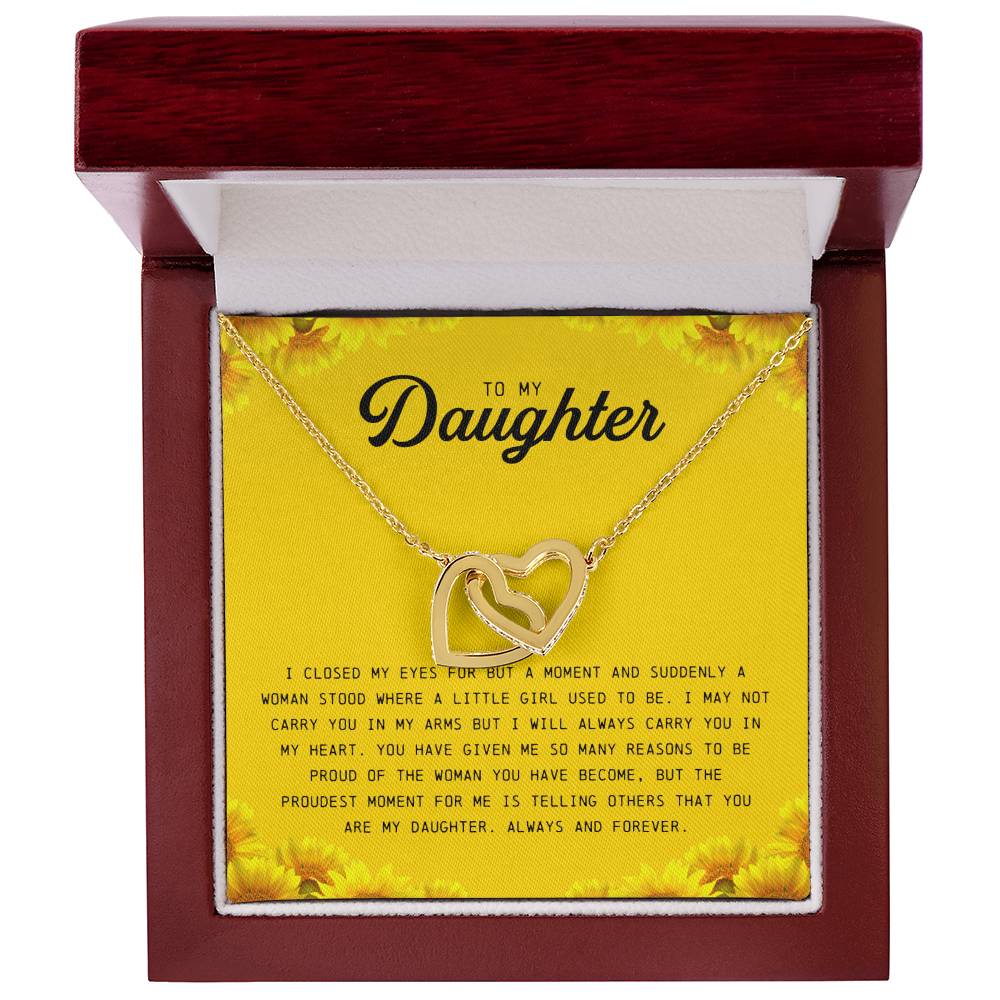 To My Daughter Gifts - Daughter Jewelry For Christmas, Thanksgiving, Birthday, Graduation, Wedding