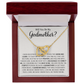 Godmother Proposal Gift - Interlocking Heart Necklace