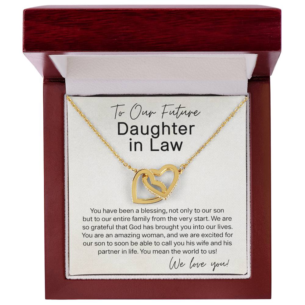 Future Daughter in Law Necklace Gifts, Welcoming Daughter In Law Into Family