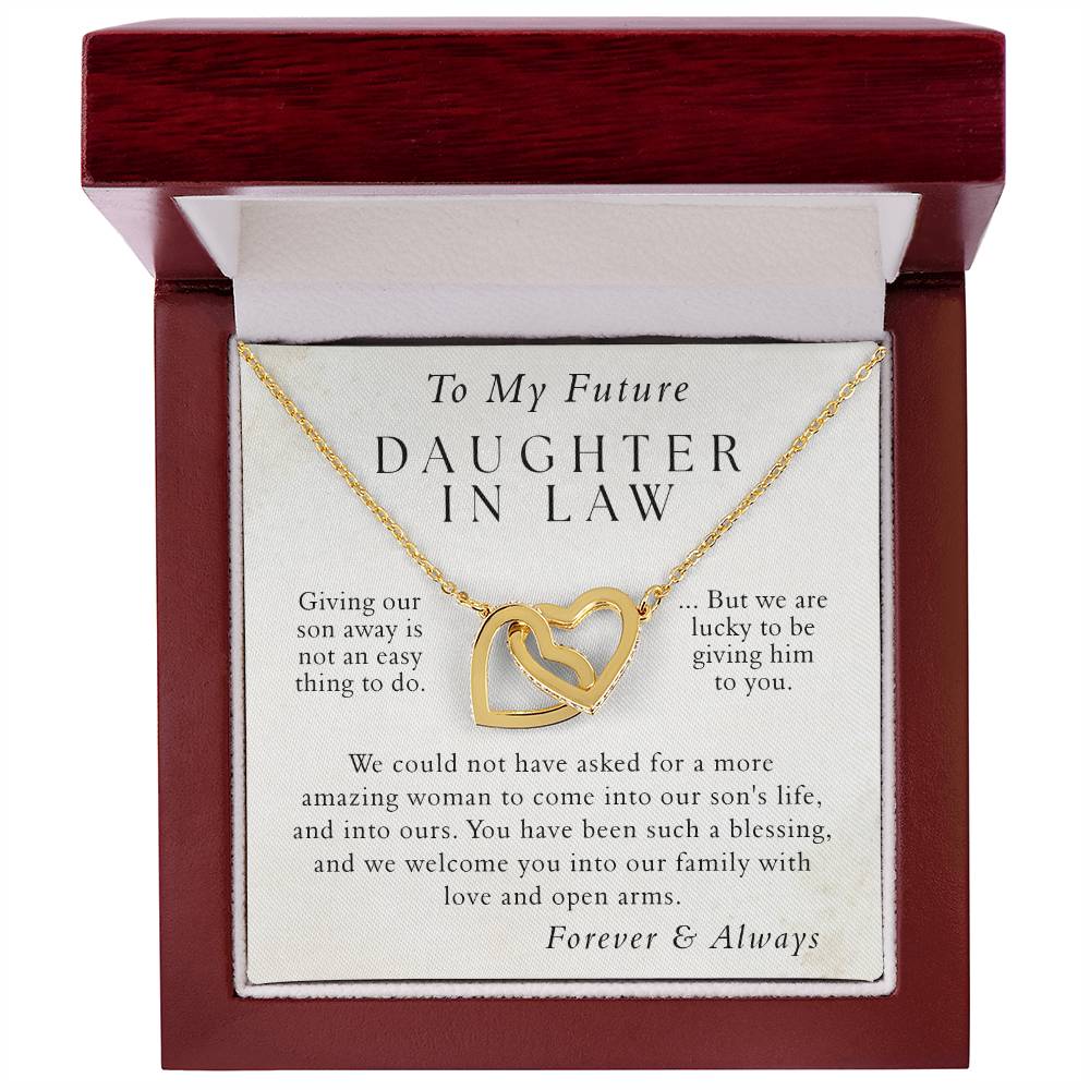 Future Daughter in Law Necklace Gifts, Welcoming Daughter In Law Into Family