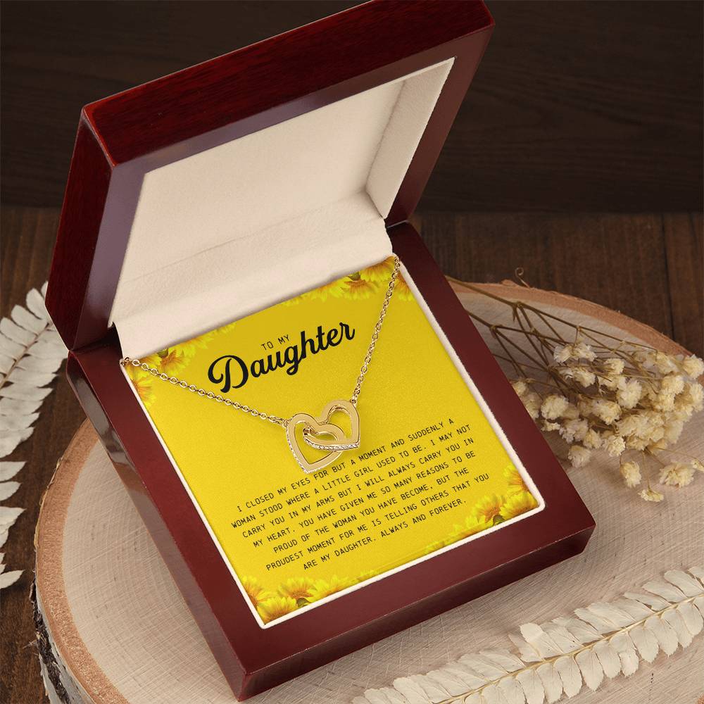 To My Daughter Gifts - Daughter Jewelry For Christmas, Thanksgiving, Birthday, Graduation, Wedding