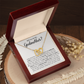 Godmother Proposal Gift - Interlocking Heart Necklace