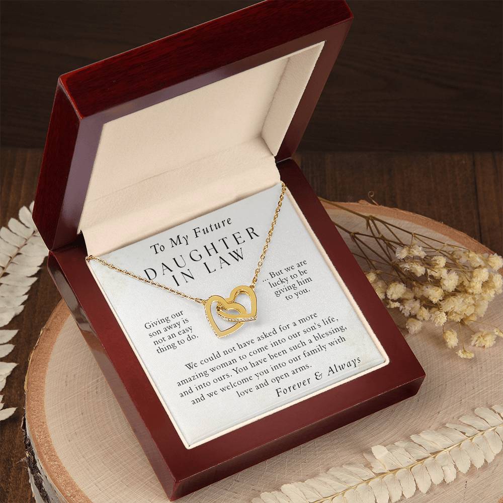 Future Daughter in Law Necklace Gifts, Welcoming Daughter In Law Into Family