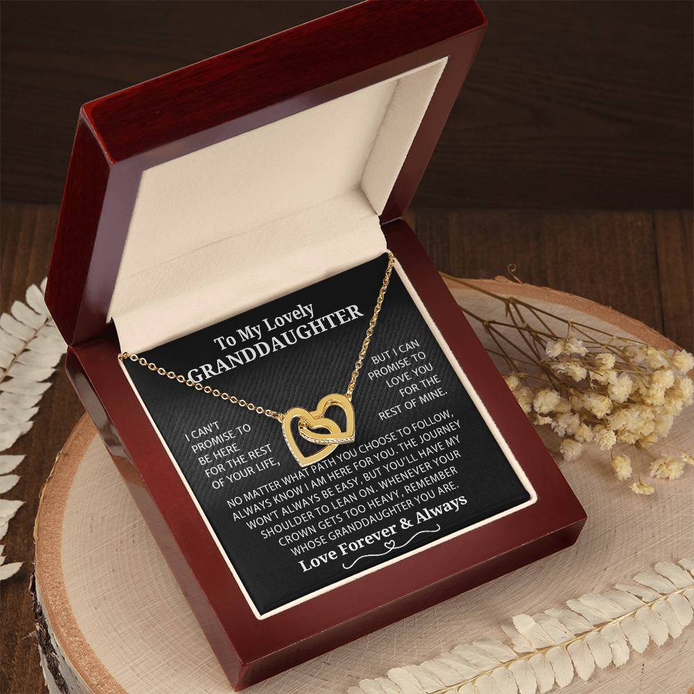 To My Granddaughter Necklace From Grandparents