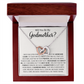 Godmother Proposal Gift - Interlocking Heart Necklace