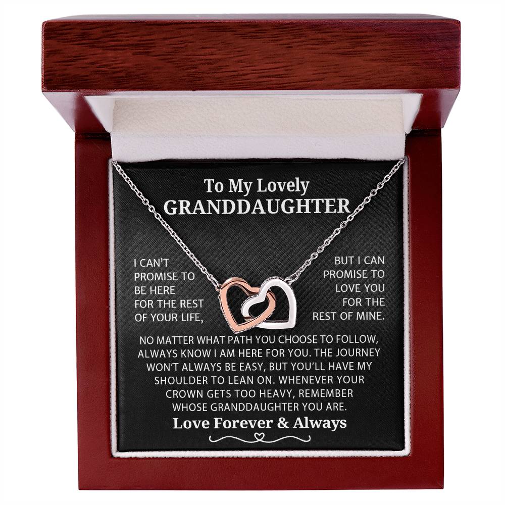 To My Granddaughter Necklace From Grandparents