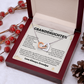 Granddaughter Gift From Grandpa - Interlocking Heart Necklace