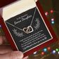 To My Bonus Daughter Necklaces - Bonus Daughter Gifts From Stepdad, Stepdaughter Gifts From Stepmom, Step Daughter Gifts From Stepdad