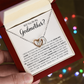 Godmother Proposal Gift - Interlocking Heart Necklace
