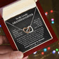 To My Granddaughter Necklace From Grandparents
