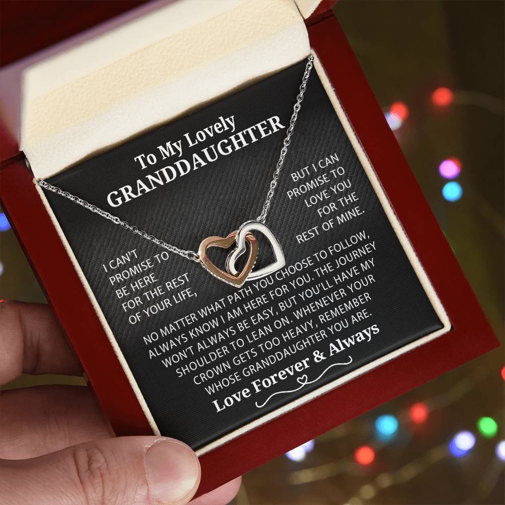 To My Granddaughter Necklace From Grandparents