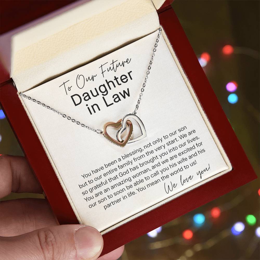 Future Daughter in Law Necklace Gifts, Welcoming Daughter In Law Into Family