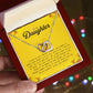 To My Daughter Gifts - Daughter Jewelry For Christmas, Thanksgiving, Birthday, Graduation, Wedding