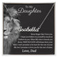 Daughter Gifts from Dad - Lion Custom name necklace