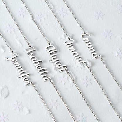 Daughter Gifts from Dad - Lion Custom name necklace