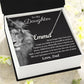 Daughter Gifts from Dad - Lion Custom name necklace