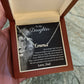 Daughter Gifts from Dad - Lion Custom name necklace