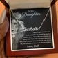 Daughter Gifts from Dad - Lion Custom name necklace