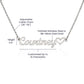 Gift For Bonus Daughter - Custom Name Necklace