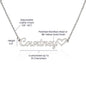 To My Bad Ass Stepdaughter - Heart Name Necklace