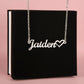 Gift For Bonus Daughter - Custom Name Necklace