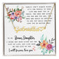 Gift For Bonus Daughter - Custom Name Necklace