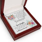 Gift For Bonus Daughter - Custom Name Necklace