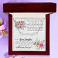 Gift For Bonus Daughter - Custom Name Necklace
