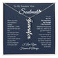 To My Soulmate Custom Gift For Her - Personalized Vertical Name Necklace