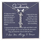 To My Soulmate Gift For Her - Personalized Vertical Name Necklace
