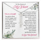 Custom Gift For Her - Personalized Vertical Name Necklace