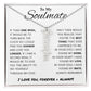Soulmate Gift For Her - Personalized Vertical Name Necklace
