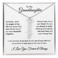To My Granddaughter Custom Gift - Personalized Vertical Name Necklace