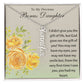 To My Bonus Daughter - Personalized Vertical Name Necklace