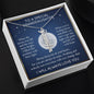 To My Granddaughter Custom Gift - Personalized Vertical Name Necklace