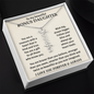 To My Bonus Daughter - Personalized Vertical Name Necklace