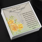 To My Bonus Daughter - Personalized Vertical Name Necklace