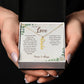 To My Love Gift For Her - Personalized Vertical Name Necklace
