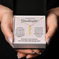 To My Granddaughter Custom Gift - Personalized Vertical Name Necklace
